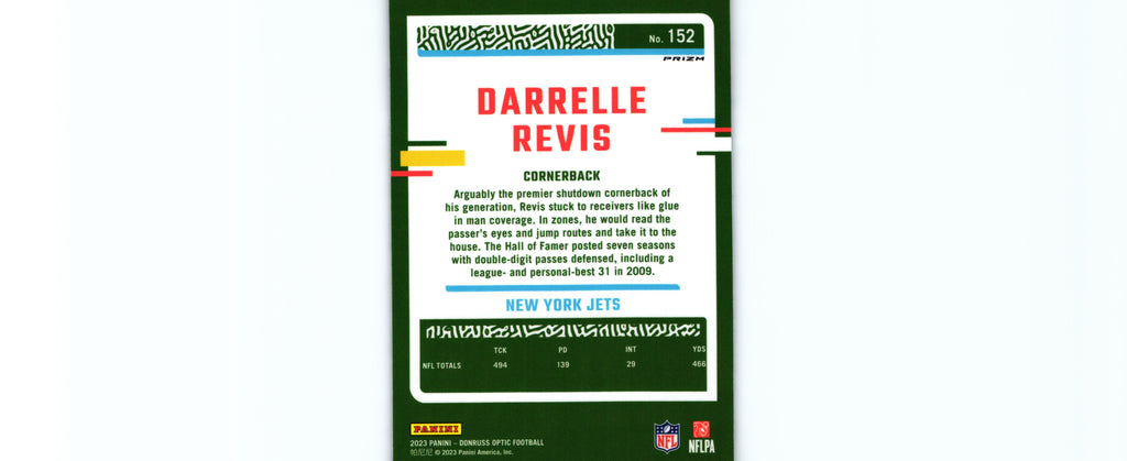 Darrelle Revis 2023 STARS Donruss Optic #152
