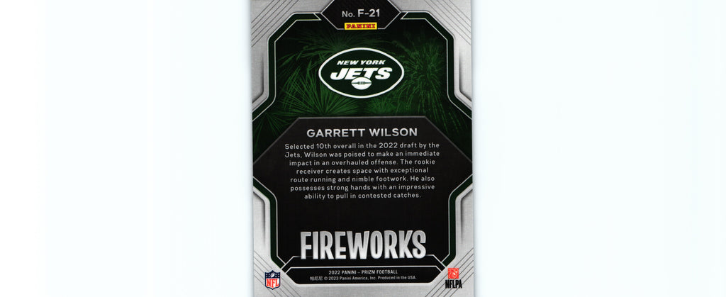 Garrett Wilson 2022 Prizm #F-21 RC
