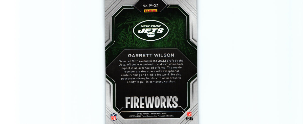 Garrett Wilson 2022 Prizm #F-21 RC