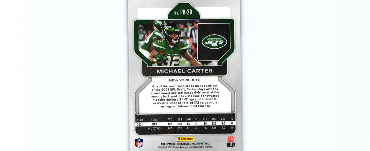 Michael Carter 2021 Chronicles PB-20 RC