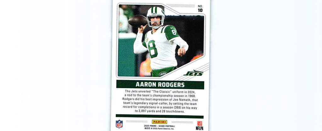 Aaron Rodgers 2025  Score #10