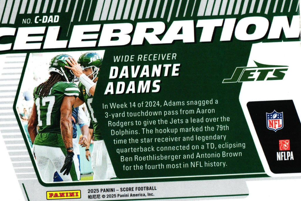 Davante Adams 2025 Score C-DAD
