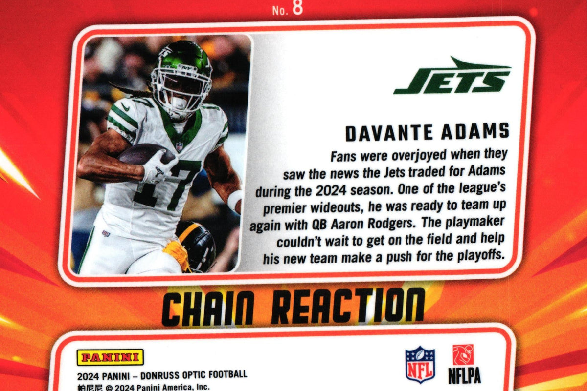 Davante Adams 2024 Donruss Optic #8