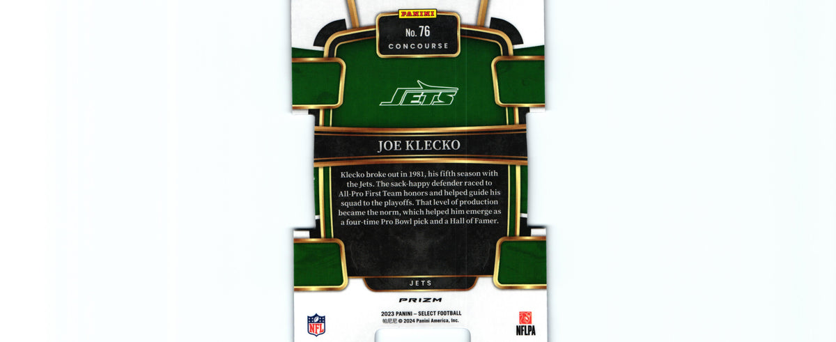 Joe Klecko 2023 RED&BLUE DIE CUT Select #76