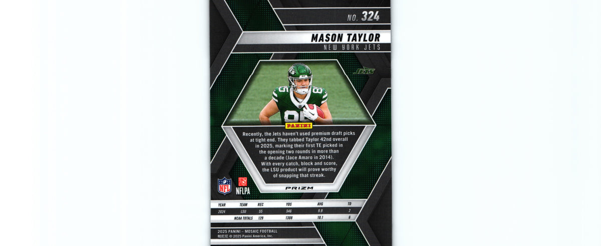 Mason Taylor 2025 SILVER Mosaic #324 RC