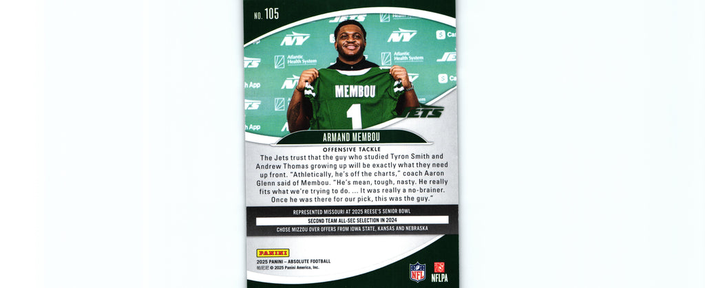 Armand Membou 2025 GREEN Absolute #105 RC