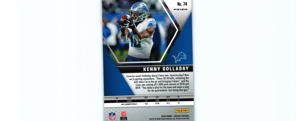 Kenny Golladay 2020 CAMO PINK Mosaic #74