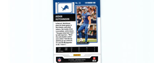 Aidan Hutchinson 2023 RED Contenders #33