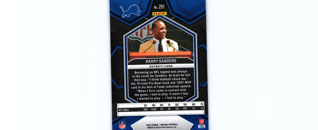Barry Sanders 2024 Mosaic #291