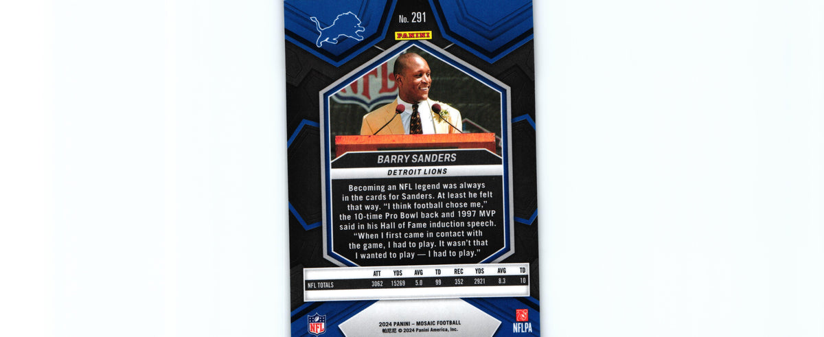 Barry Sanders 2024 Mosaic #291