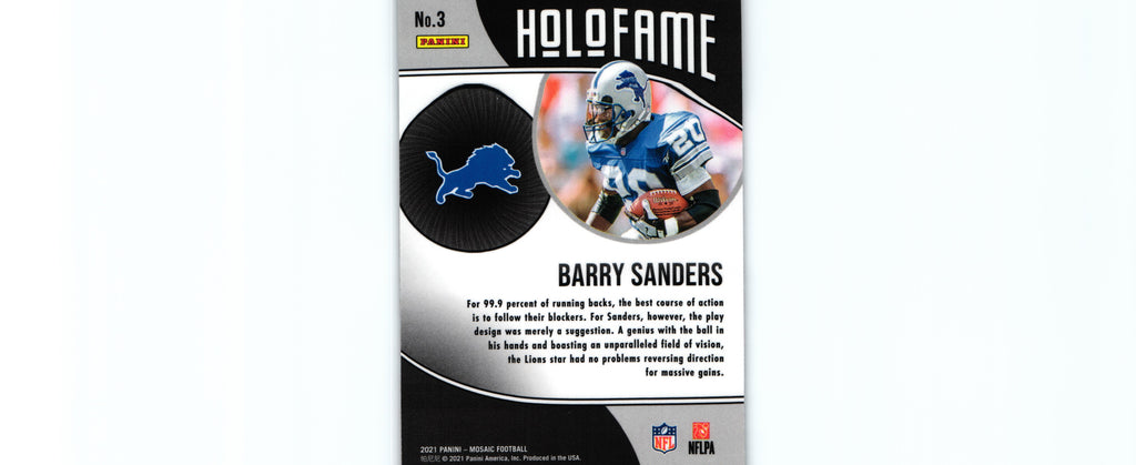 Barry Sanders 2021 Mosaic #3