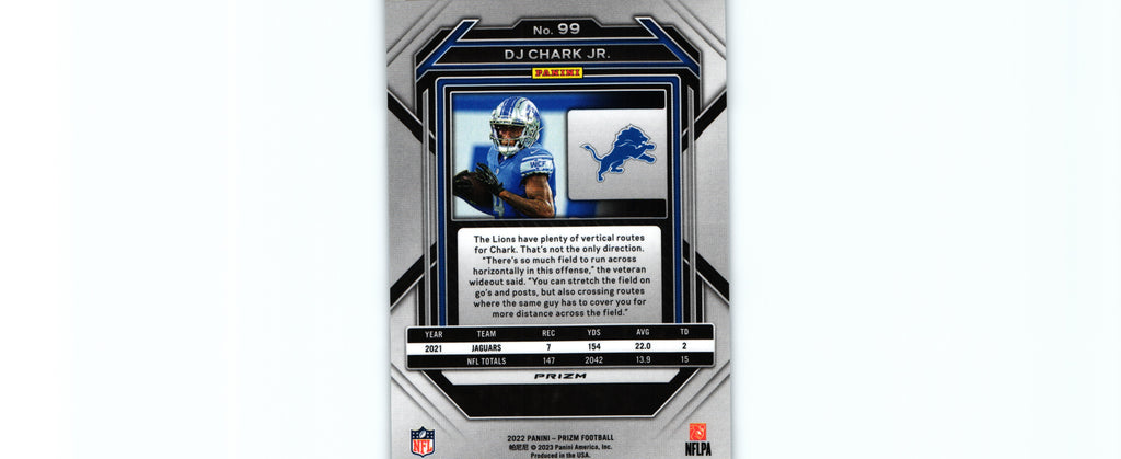 DJ Chark 2022 SILVER Prizm #99