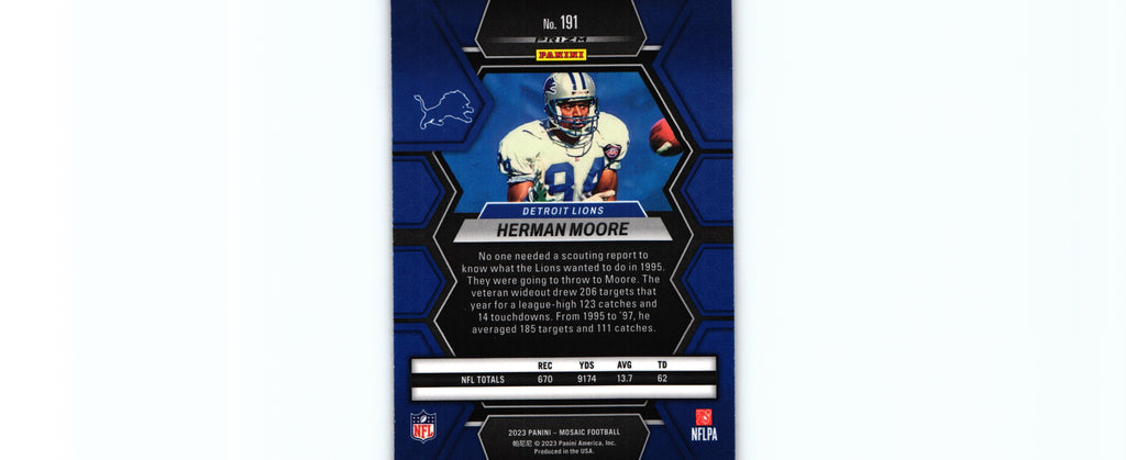Herman Moore 2023 CAMO PINK Mosaic #91