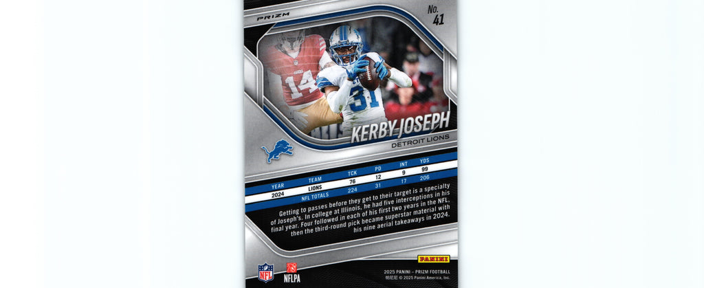 Kerby Joseph 2025 SILVER Prizm #41
