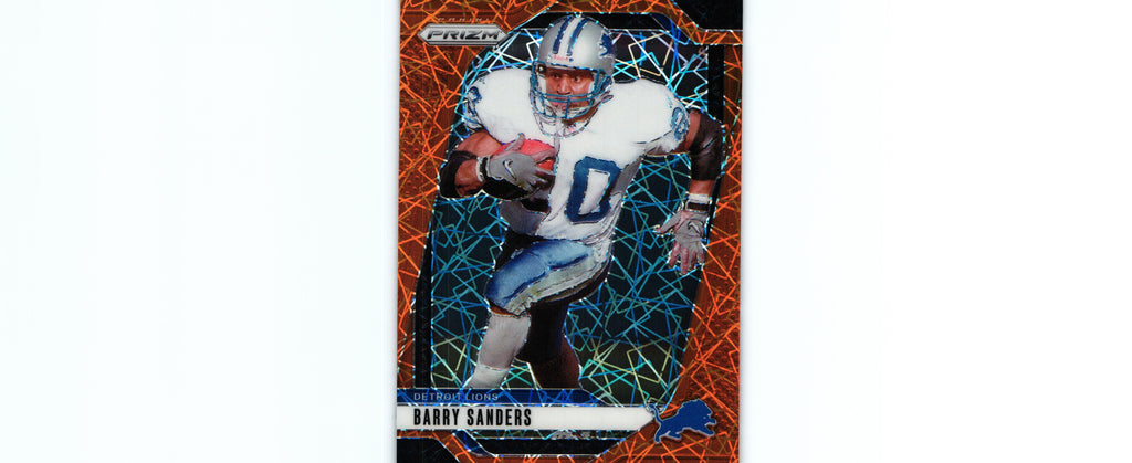 Barry Sanders 2024 ORANGE LAZER Prizm #99
