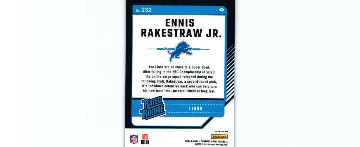 Ennis Rakestraw 2024 GREEN VELOCITY Donruss Optic #232