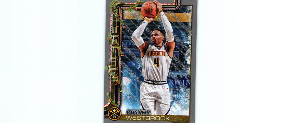 Russell Westbrook 2025 GLITTER Topps H81, Nuggets