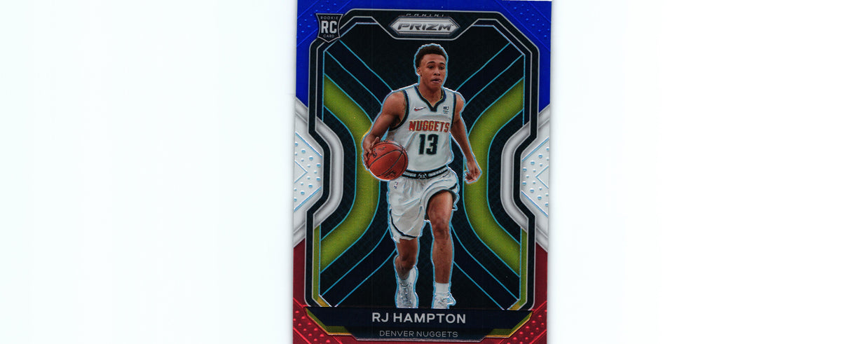 RJ Hampton 2020 RED WHITE BLUE Prizm #286 RC, Nuggets