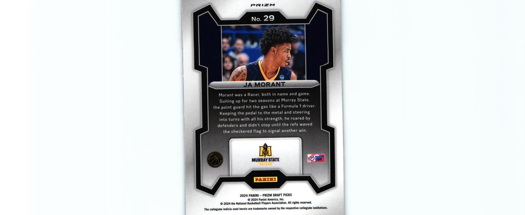 Ja Morant 2024 SILVER Prizm Draft Picks #29, Racers
