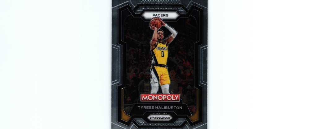 Tyrese Haliburton 2023 Prizm Monopoly #34, Pacers