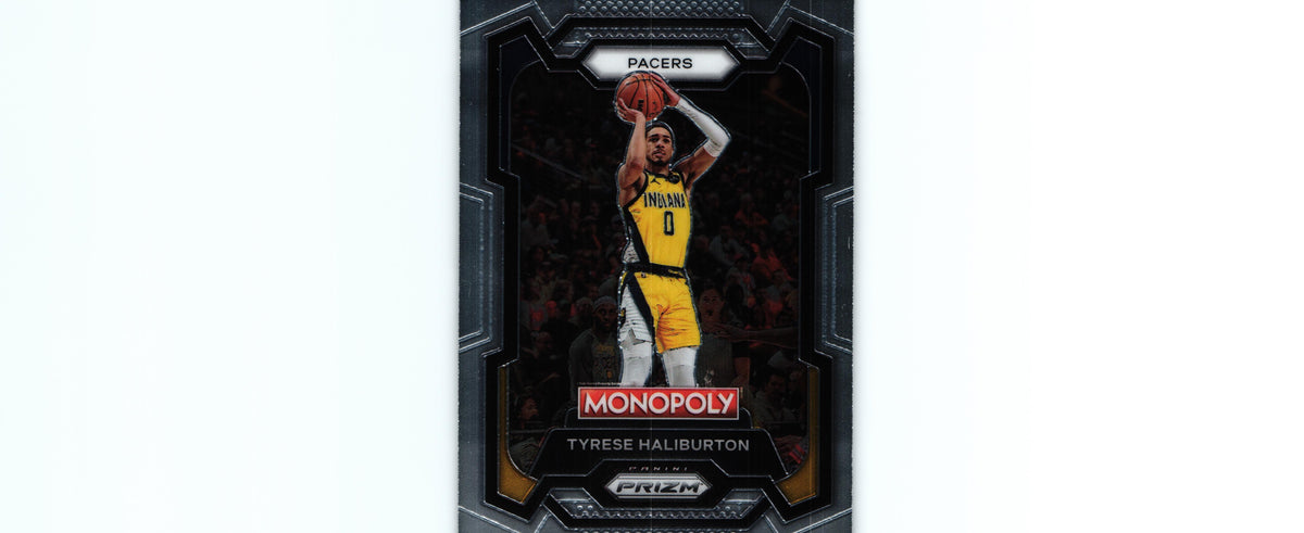 Tyrese Haliburton 2023 Prizm Monopoly #34, Pacers