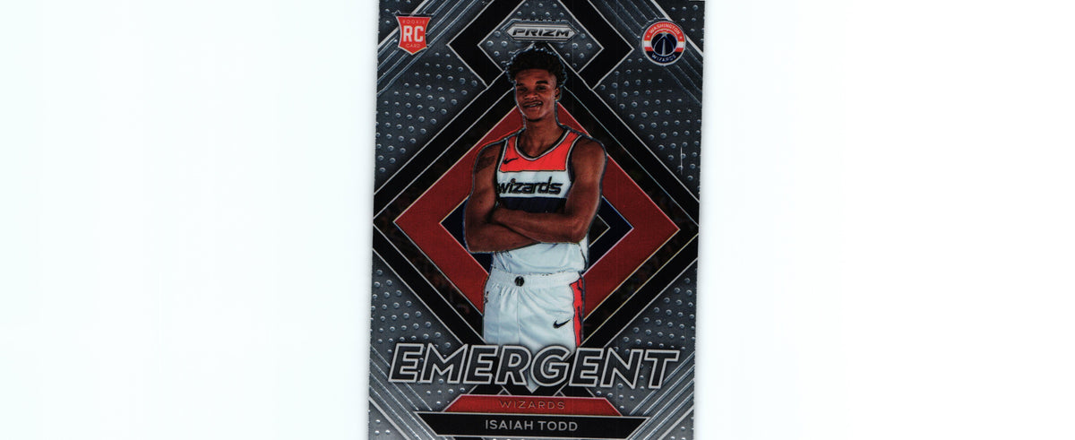Isaiah Todd 2021 Prizm #30 RC, Wizards