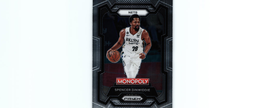 Spencer Dinwiddie 2023 Prizm Monopoly #11, Nets