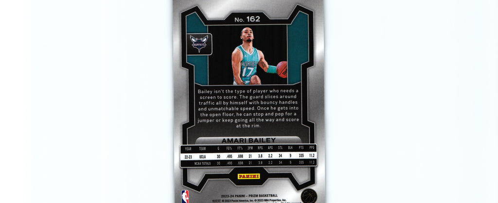 Amari Bailey 2023 Prizm #162 RC, Hornets