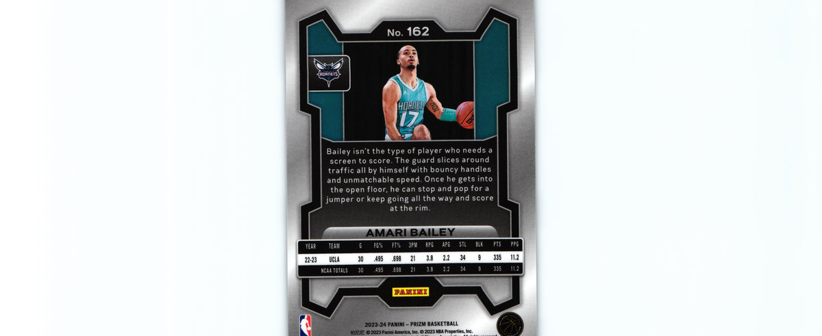 Amari Bailey 2023 Prizm #162 RC, Hornets