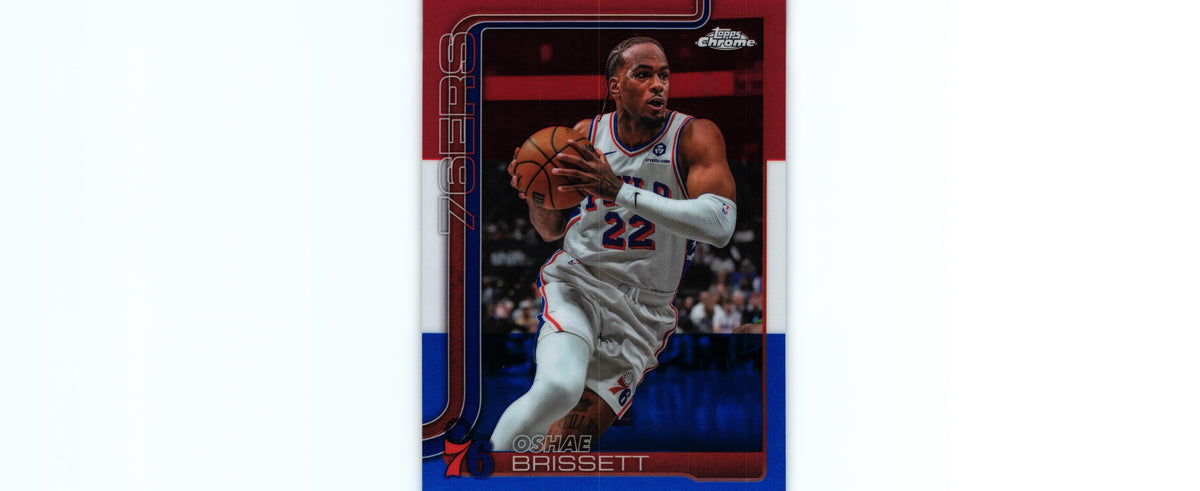 Oshae Brissett 2025 RED WHITE BLUE Topps #20, 76ers
