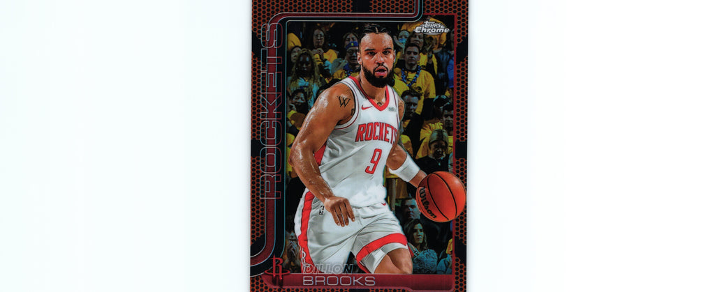 Dillon Brooks 2025 BASKETBALL REFRACTOR Topps #70, Rockets