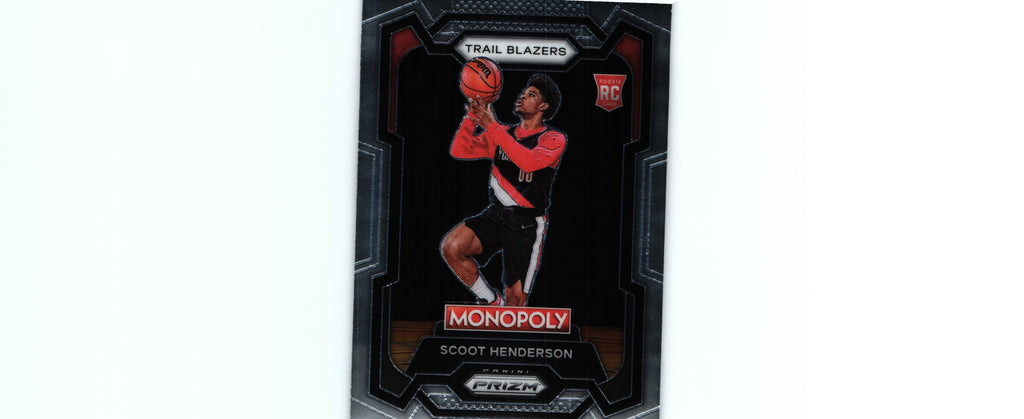 Scoot Henderson 2023 Prizm Monopoly #75 RC, Trail Blazers