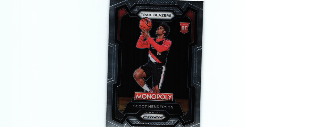 Scoot Henderson 2023 Prizm Monopoly #75 RC, Trail Blazers