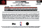 Scottie Barnes 2025 Topps #203, Raptors