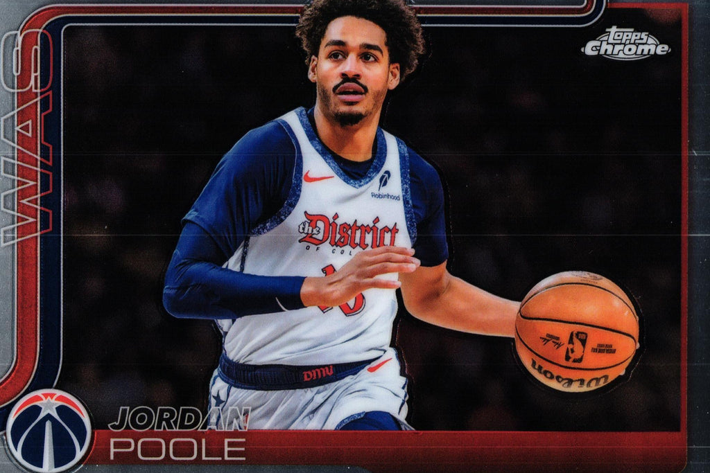 Jordan Poole 2025 Topps #207, Wizards