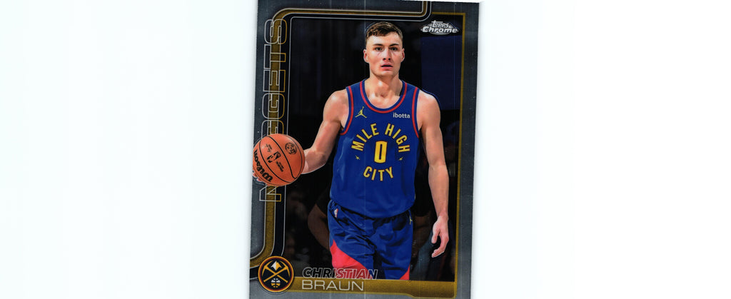 Christian Braun 2025 Topps #82, Nuggets