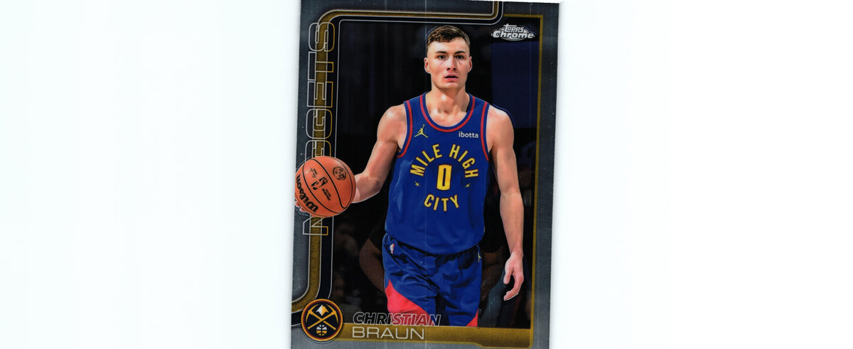 Christian Braun 2025 Topps #82, Nuggets