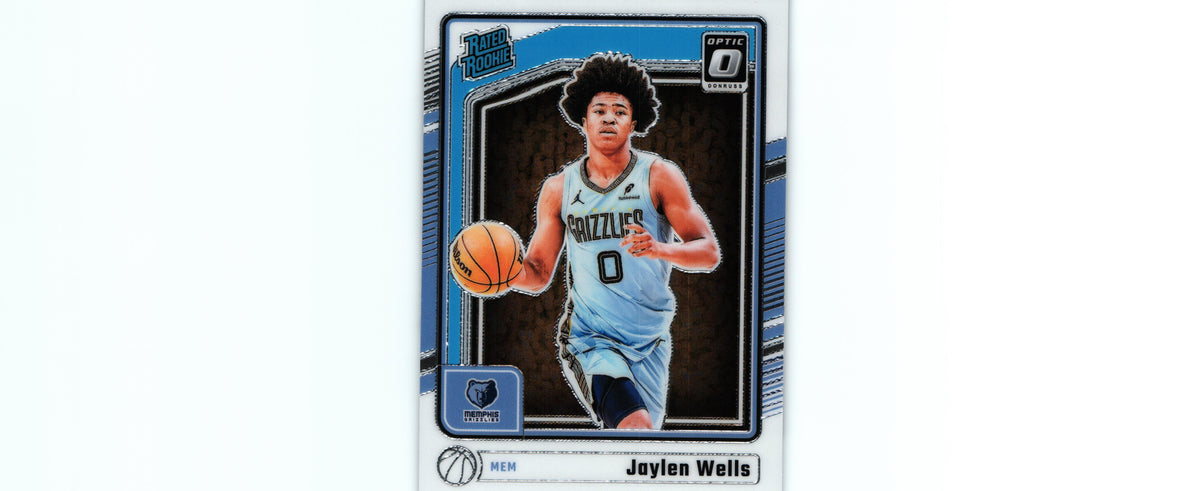 Jaylen Wells 2024 Donruss Optic #252 RC, Grizzlies