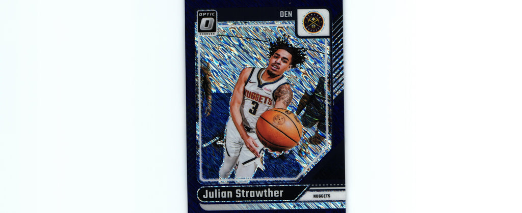 Julian Strawther 2024 PURPLE SHOCK Donruss Optic #29, Nuggets