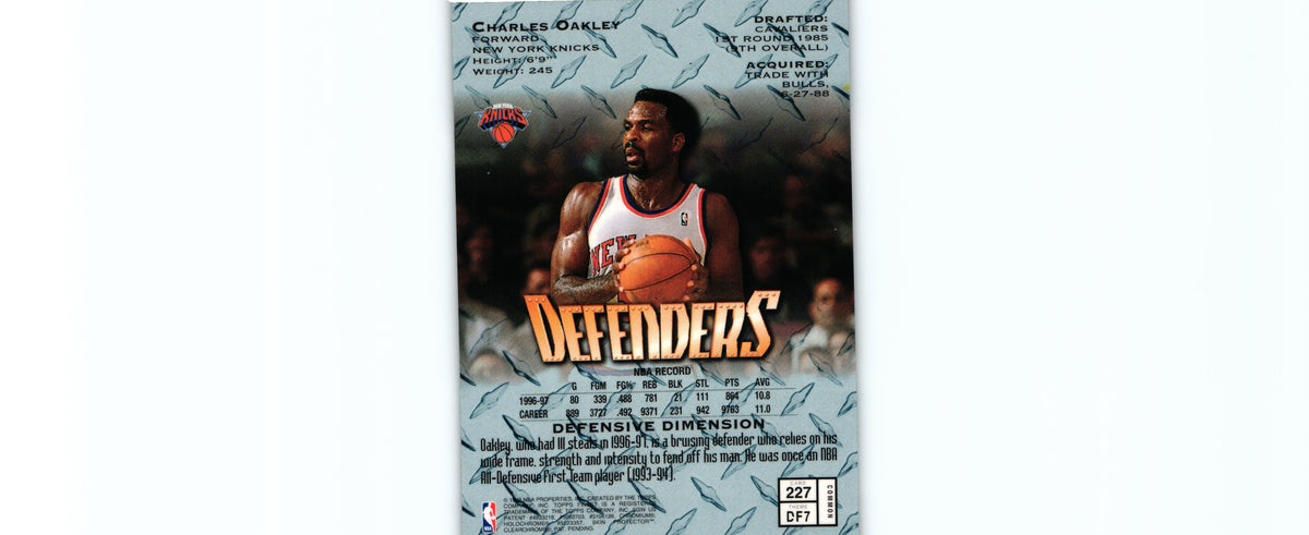 Charles Oakley 1997 Topps #227, Knicks
