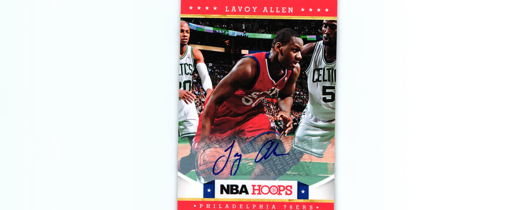 Lavoy Allen 2012 Hoops #253 AUTO, 76ers