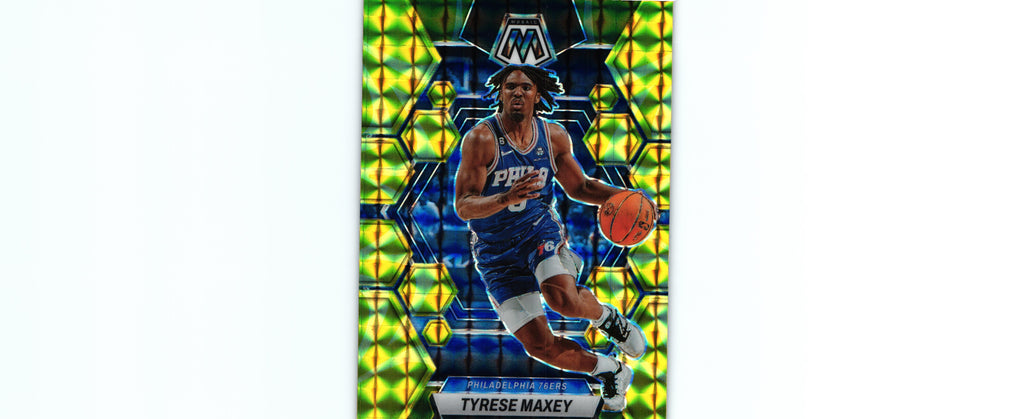 Tyrese Maxey 2022 REACTIVE YELLOW Mosaic #89, 76ers