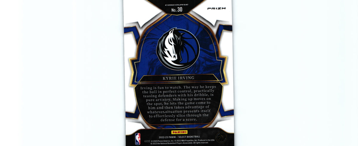 Kyrie Irving 2022 SILVER Select #30, Mavericks
