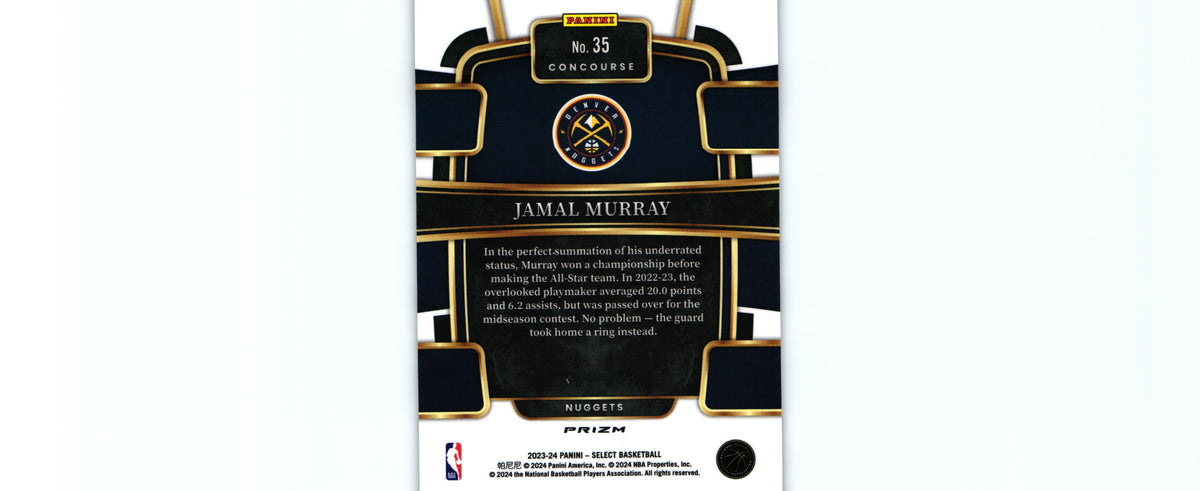 Jamal Murray 2023 SILVER Select #35, Nuggets