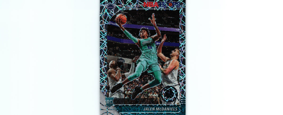 Jalen McDaniel 2019 SILVER LASER Hoops #246 RC, Hornets