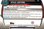 Kyle Lofton 2022 Bowman #18, Florida Gators