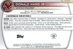 Donald Hand 2024 Bowman BPP-57, Boston College