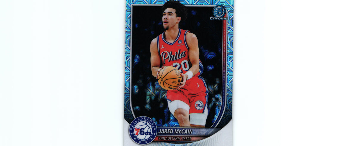 Jared McCain 2025 MOJO Bowman BCV-65, 76ers