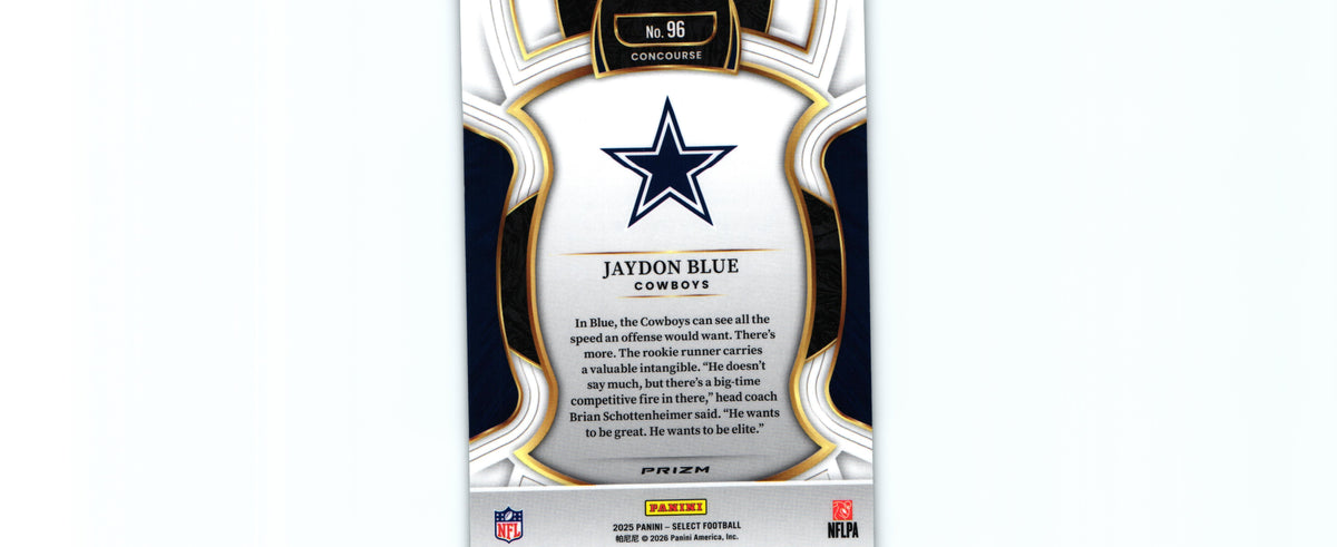 Jaydon Blue 2025 SILVER Select #96 RC