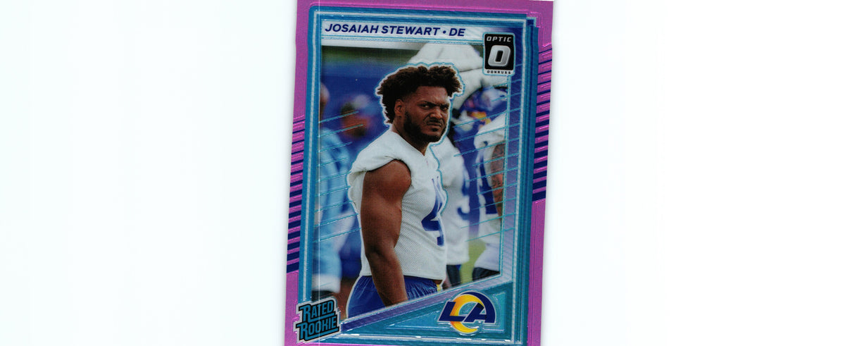 Josaiah Stewart 2025 PINK Donruss #376 RC (Kopie)
